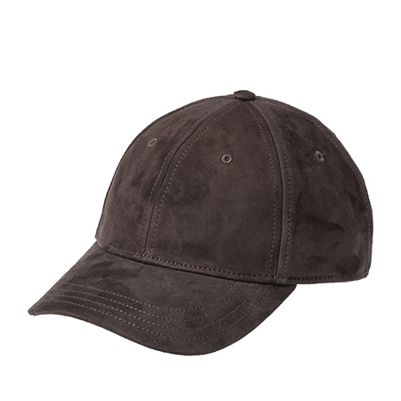 Бейсболка STETSON арт. 7717401 BASEBALL CAP GOAT SUEDE (коричневый / серый)