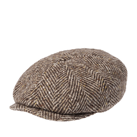 Кепка STETSON арт. 6840502 HATTERAS HERRINGBONE WV (бежевый / коричневый)