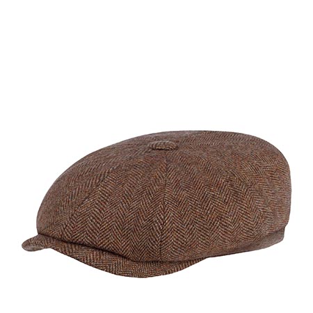 Кепка STETSON арт. 6840514 HATTERAS WOOLRICH (светло-коричневый)