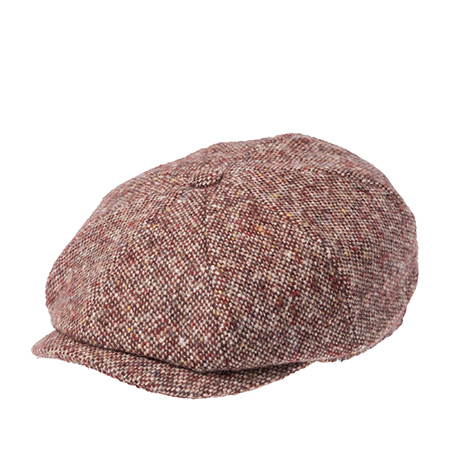 Кепка STETSON арт. 6840601 HATTERAS DONEGAL WV (бордовый / бежевый)