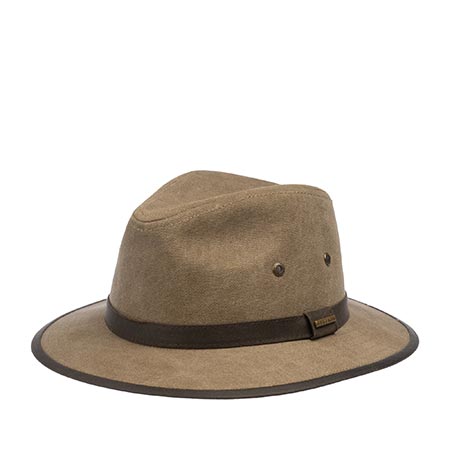 Шляпа STETSON арт. 2541122 TRAVELLER CANVAS (оливковый)