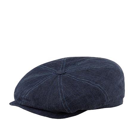 Кепка STETSON арт. 6843101 HATTERAS LINEN (синий / серый)