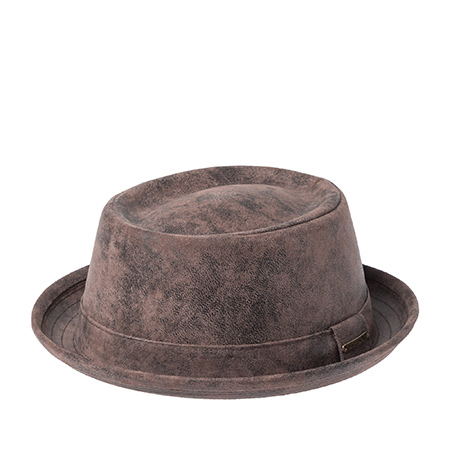 Шляпа STETSON арт. 1697101 PORK PIE PIG SKIN (коричневый)