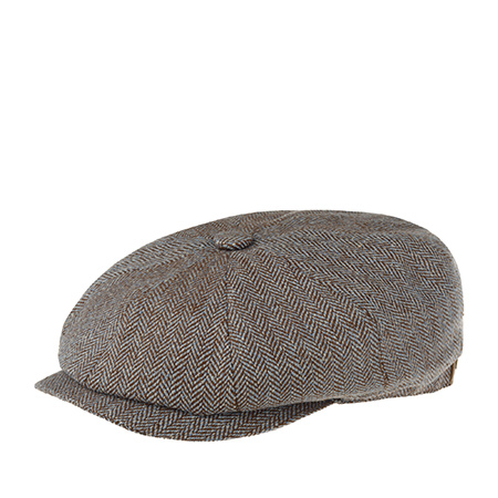 Кепка STETSON арт. 6842501 HATTERAS SILK (коричневый / голубой)