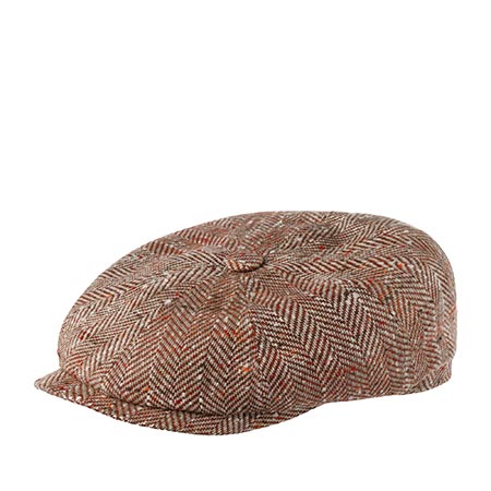 Кепка STETSON арт. 6842504 HATTERAS WOOL SILK (бордовый)