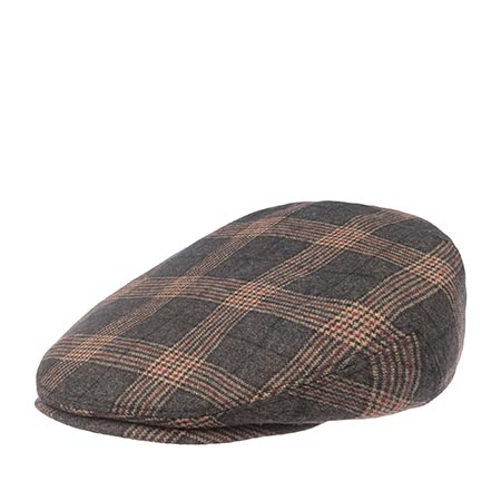Кепка STETSON арт. 6210203 KENT EF CHECK (серый / рыжий)