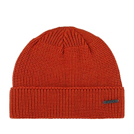Шапка STETSON арт. 8599345 BEANIE MERINO (оранжевый)
