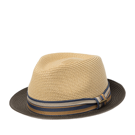 Шляпа STETSON арт. 1238551 TRILBY TOYO (бежевый / оливковый)
