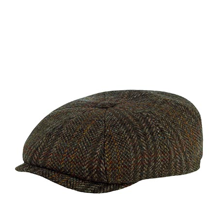 Кепка STETSON арт. 6840511 HATTERAS HARRIS TWEED (коричневый)
