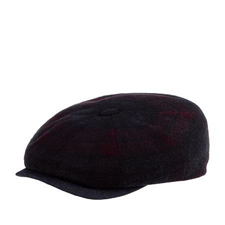 Кепка STETSON арт. 6845302 HATTERAS CHECK/DENIM (синий / красный)