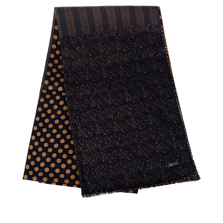 Шарф STETSON арт. 9199322 SCARF WOOL PATCHWORK (темно-коричневый)