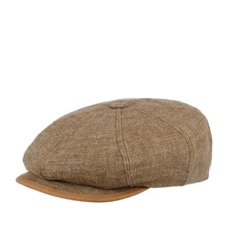 Кепка STETSON арт. 6813103 8-PANEL CAP LINEN (коричневый)