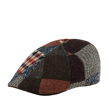 Кепка STETSON арт. 6610903 TEXAS PATCHWORK (коричневый / серый)