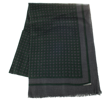 Шарф STETSON арт. 9199343 SCARF WOOL PEPITA (оливковый)