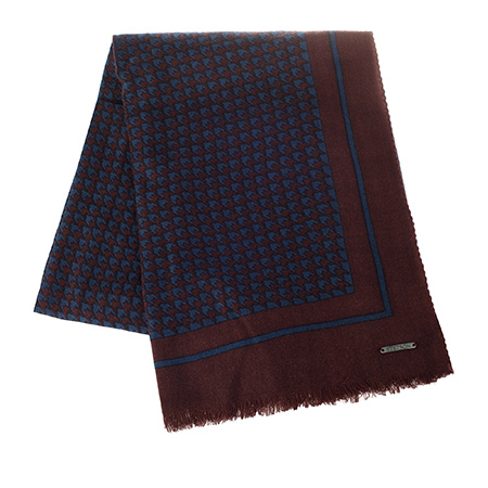 Шарф STETSON арт. 9199343 SCARF WOOL PEPITA (бордовый)