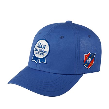 Бейсболка AMERICAN NEEDLE арт. 19H006A-PBC Pabst Blue Ribbon Lightweight Hepcat (синий)