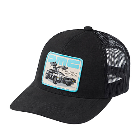 Бейсболка AMERICAN NEEDLE арт. 22005A-DMC De Lorean Mc Twill Valin Patch (черный)