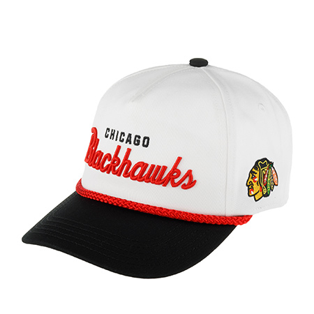 Бейсболка AMERICAN NEEDLE арт. 23008A-CBH Chicago Blackhawks Roscoe NHL (белый / черный)