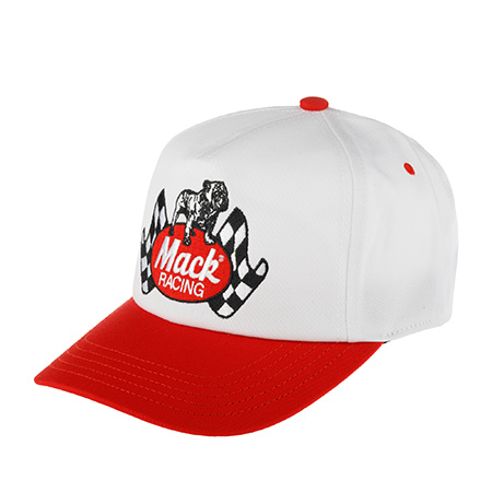 Бейсболка AMERICAN NEEDLE арт. 23008A-MACKT Mack Racing Roscoe Twill (красный / белый)
