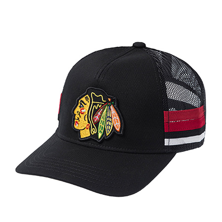 Бейсболка AMERICAN NEEDLE арт. 23018A-CBH Chicago Blackhawks Hotfoot NHL (черный)