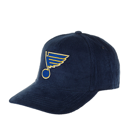 Бейсболка AMERICAN NEEDLE арт. 23022A-SLB Saint Louis Blues Corduroy Valin NHL (темно-синий)