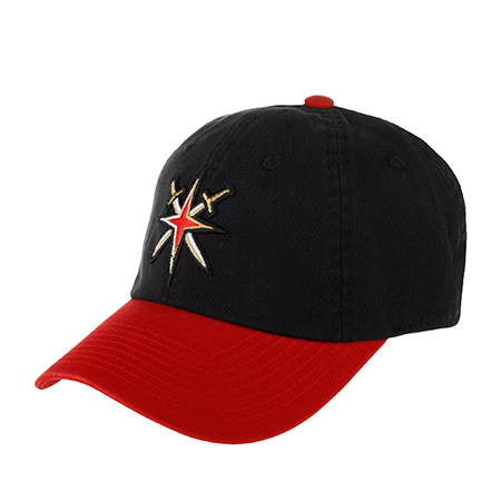 Бейсболка AMERICAN NEEDLE арт. 40742B-VGK Vegas Golden Knights Blue Line NHL (черный / красный)