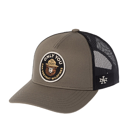 Бейсболка AMERICAN NEEDLE арт. SMU679C-SBEAR Smokey Bear Valin (оливковый)