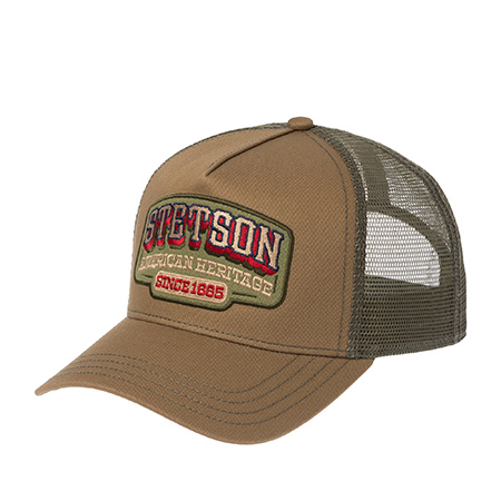 Бейсболка STETSON арт. 7741171 TRUCKER CAP VINTAGE WESTERN (болотный)