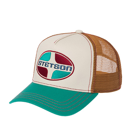 Бейсболка STETSON арт. 7741173 TRUCKER CAP OVUM (кремовый / бюризовый)