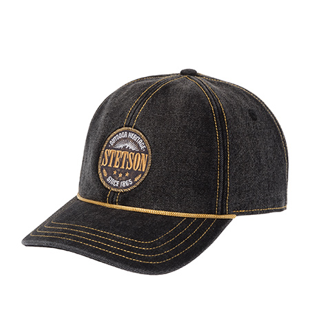 Бейсболка STETSON арт. 7791121 BASEBALL CAP OUTDOOR HERITAGE (черный)