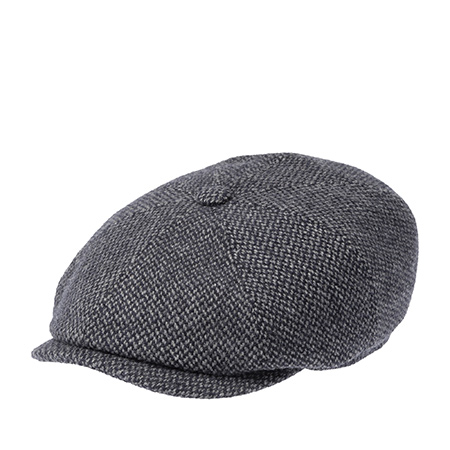 Кепка STETSON арт. 6870818 HATTERAS VIRGIN WOOL (серый / синий)