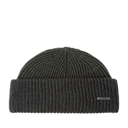 Шапка STETSON арт. 8589304 BEANIE MERINO WOOL (болотный)
