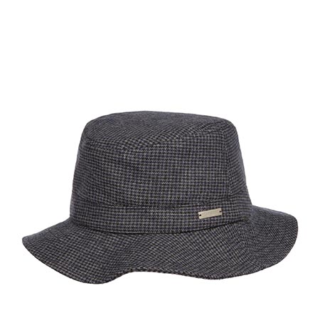 Панама SEEBERGER арт. 18339-0 BUCKET HAT (темно-синий)