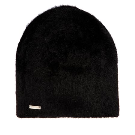 Шапка SEEBERGER арт. 16620-0 ANGORA HEADSOCK (черный)