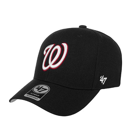 Бейсболка 47 BRAND арт. B-MVP15WBV Washington Nationals MLB (черный)