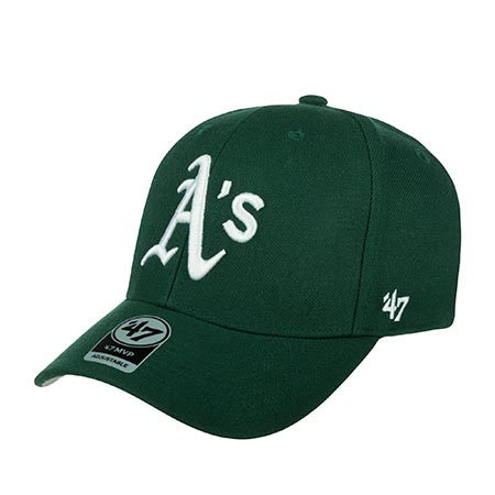 Бейсболка 47 BRAND арт. B-MVP18WBV Oakland Athletics MLB (темно-зеленый)