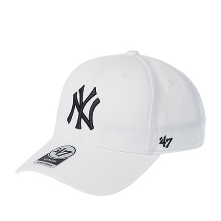 Бейсболка 47 BRAND арт. B-MVPSP17WBP-WH New York Yankees MLB (белый)