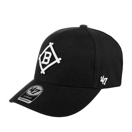 Бейсболка 47 BRAND арт. BCPTN-CHLKM12WBS Los Angeles Dodgers MLB (черный)
