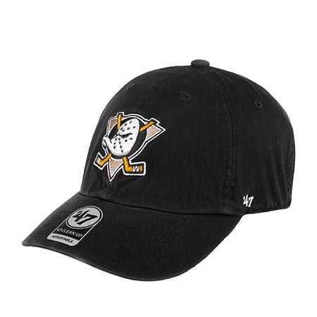 Бейсболка 47 BRAND арт. H-NLRGW25GWS Anaheim Ducks NHL (черный)