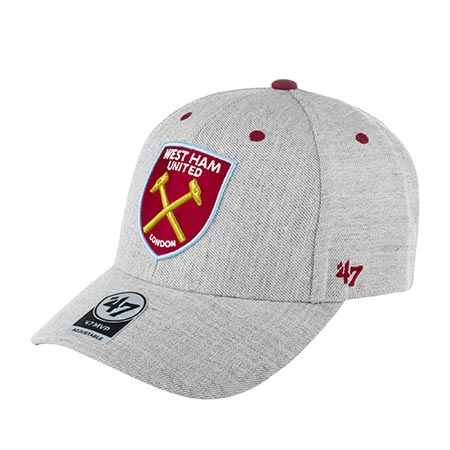 Бейсболка 47 BRAND арт. EPL-STMCD17WHV-CC West Ham United EPL (светло-серый)