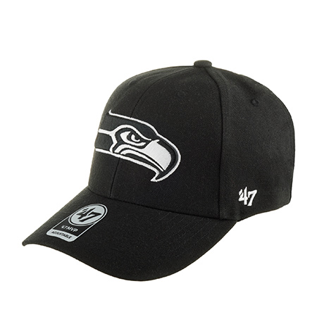 Бейсболка 47 BRAND арт. F-MVP28WBV-BK Seattle Seahawks NFL (черный)
