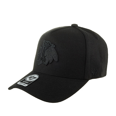 Бейсболка 47 BRAND арт. H-MPDTP04WBP-BKA Chicago Blackhawks NHL (черный)