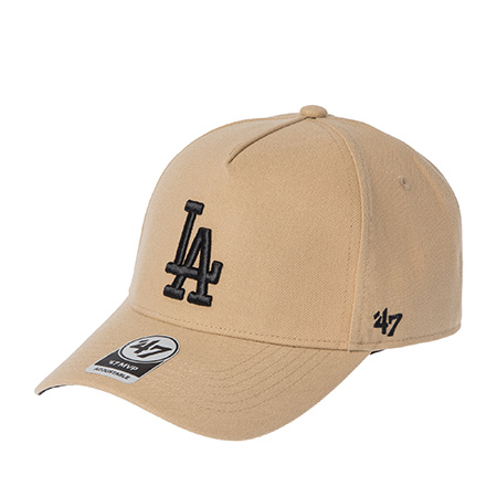 Бейсболка 47 BRAND арт. B-REPDT12WBP-KH Los Angeles Dodgers MLB (бежевый)