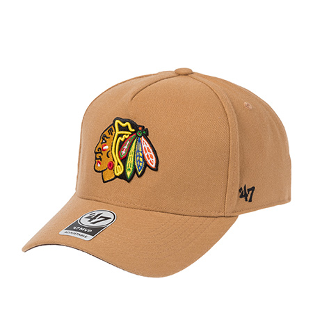 Бейсболка 47 BRAND арт. H-REPDT04WBP-QL Chicago Blackhawks NHL (песочный)