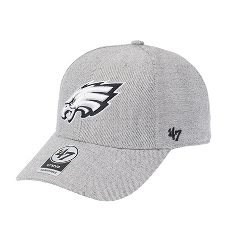 Бейсболка 47 BRAND арт. F-STMCD24WHV-CC Philadelphia Eagles NFL (светло-серый)