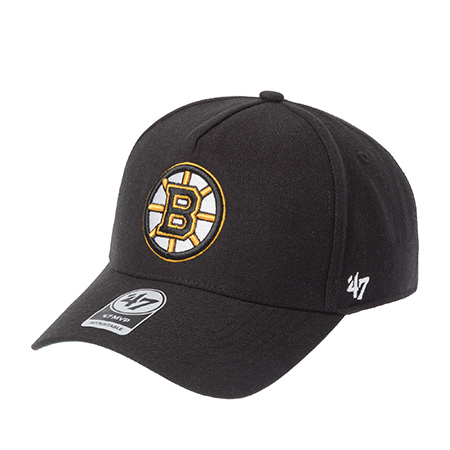 Бейсболка 47 BRAND арт. H-REPDT01WBP-BK Boston Bruins NHL (черный)