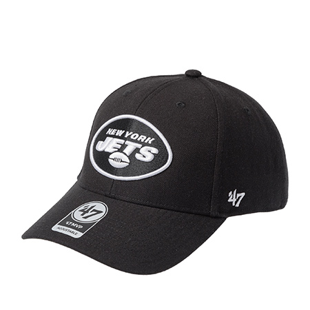 Бейсболка 47 BRAND арт. F-MVP22WBV-BKW New York Jets NFL (черный)