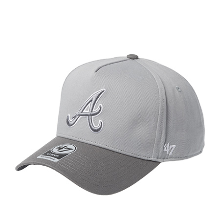 Бейсболка 47 BRAND арт. BCPTN-MDTTC01GWP-GY06 Atlanta Braves MLB (серый)