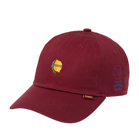 Бейсболка DJINNS арт. Dad Cap Bitter (бордовый)
