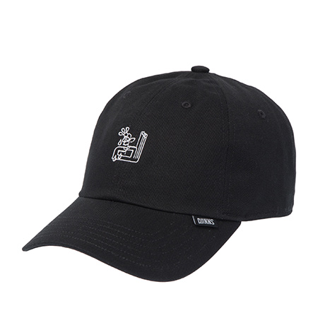 Бейсболка DJINNS арт. Dad Cap LoveMeNot (черный)